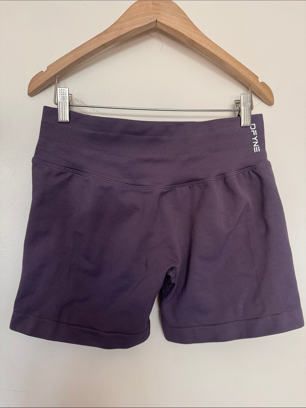 DFYNE Women's Purple Active Shorts